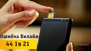 Причины появления кода ошибки 44 1в 21
